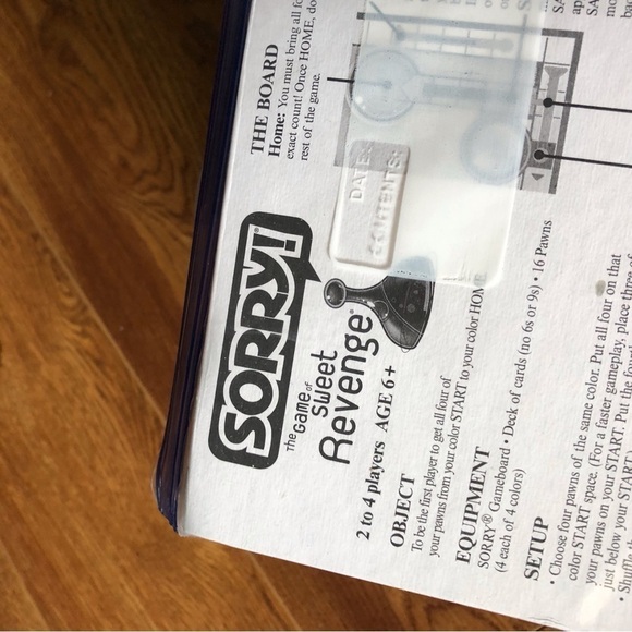 Sorry (a game of revenge) board game - Picture 2 of 2